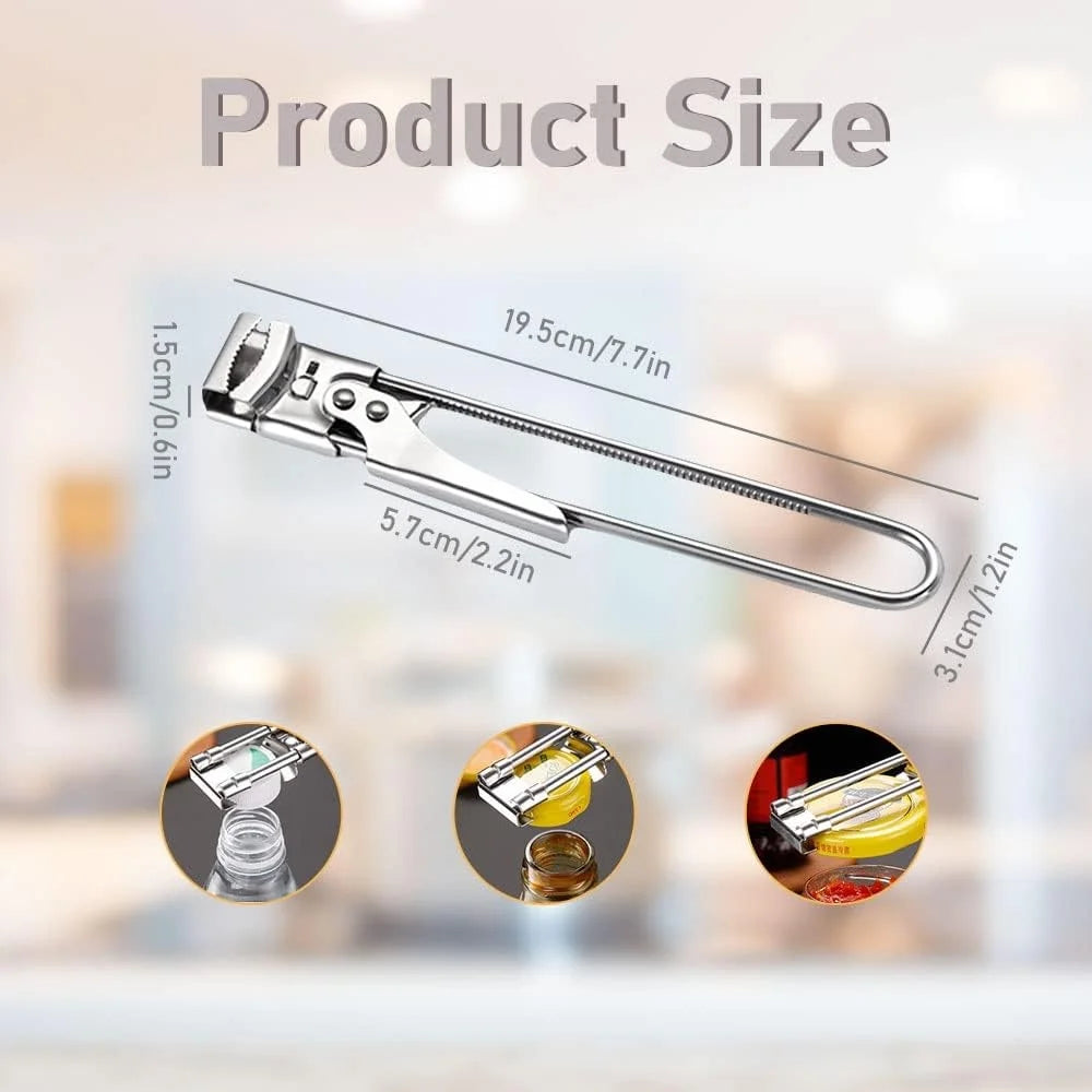 Adjustable Jar Bottle Opener - Easy Grip for Arthritic Hands
