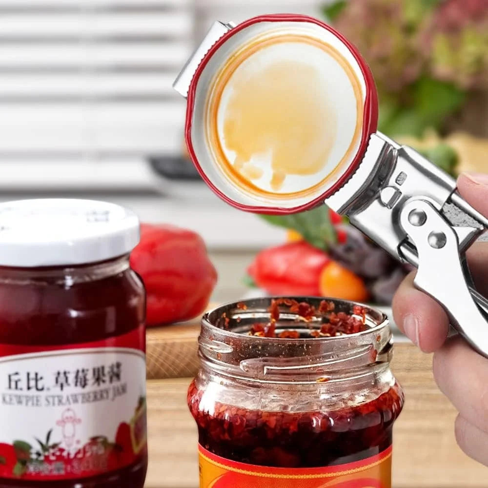 Adjustable Jar Bottle Opener - Easy Grip for Arthritic Hands