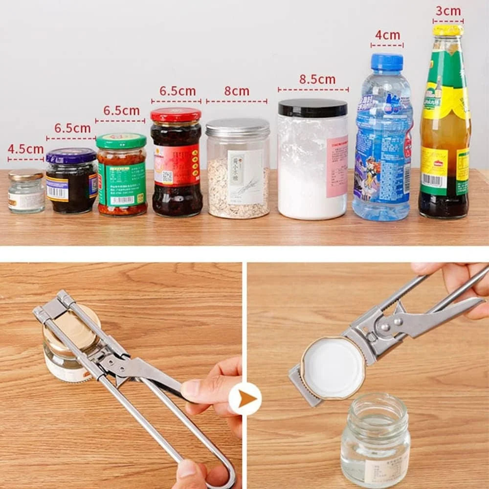 Adjustable Jar Bottle Opener - Easy Grip for Arthritic Hands