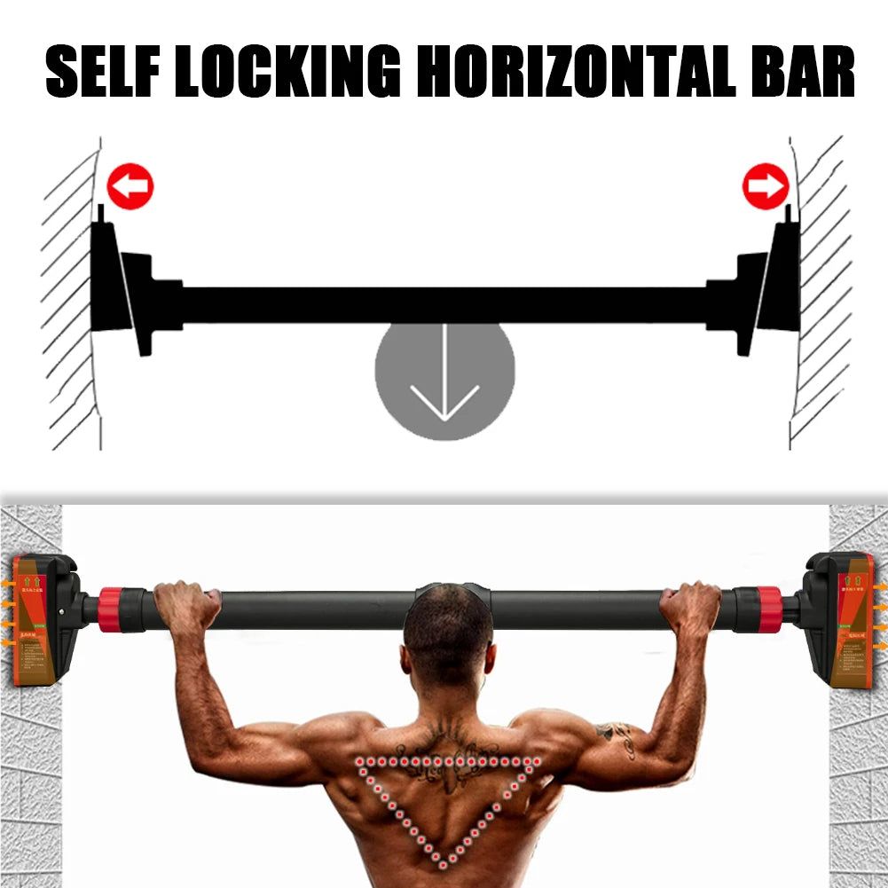 Adjustable Doorway Pull Up Bar With Level Gauge