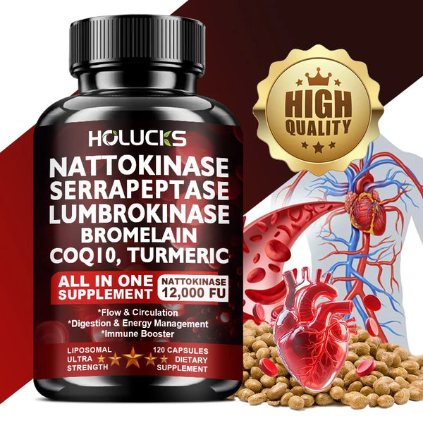 Nattokinase Supplement For Healthy Blood Flow And Circulation