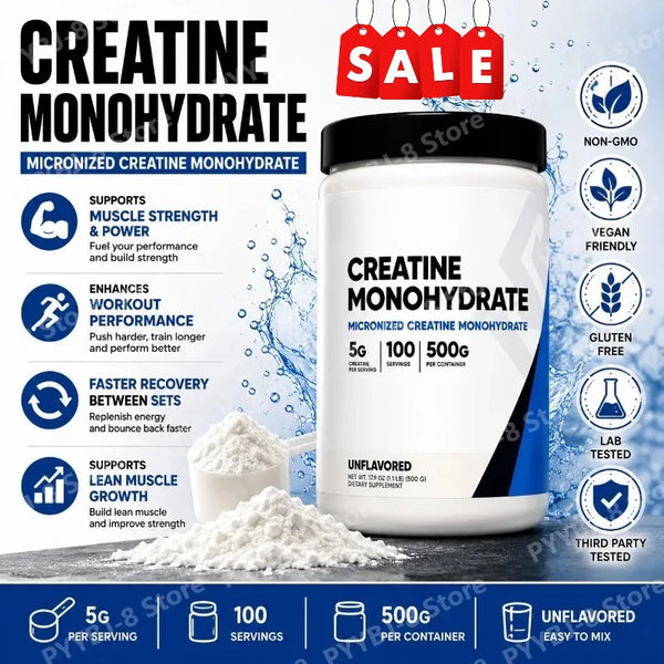 500g Creatine Monohydrate Powder For Strength Sports Performance