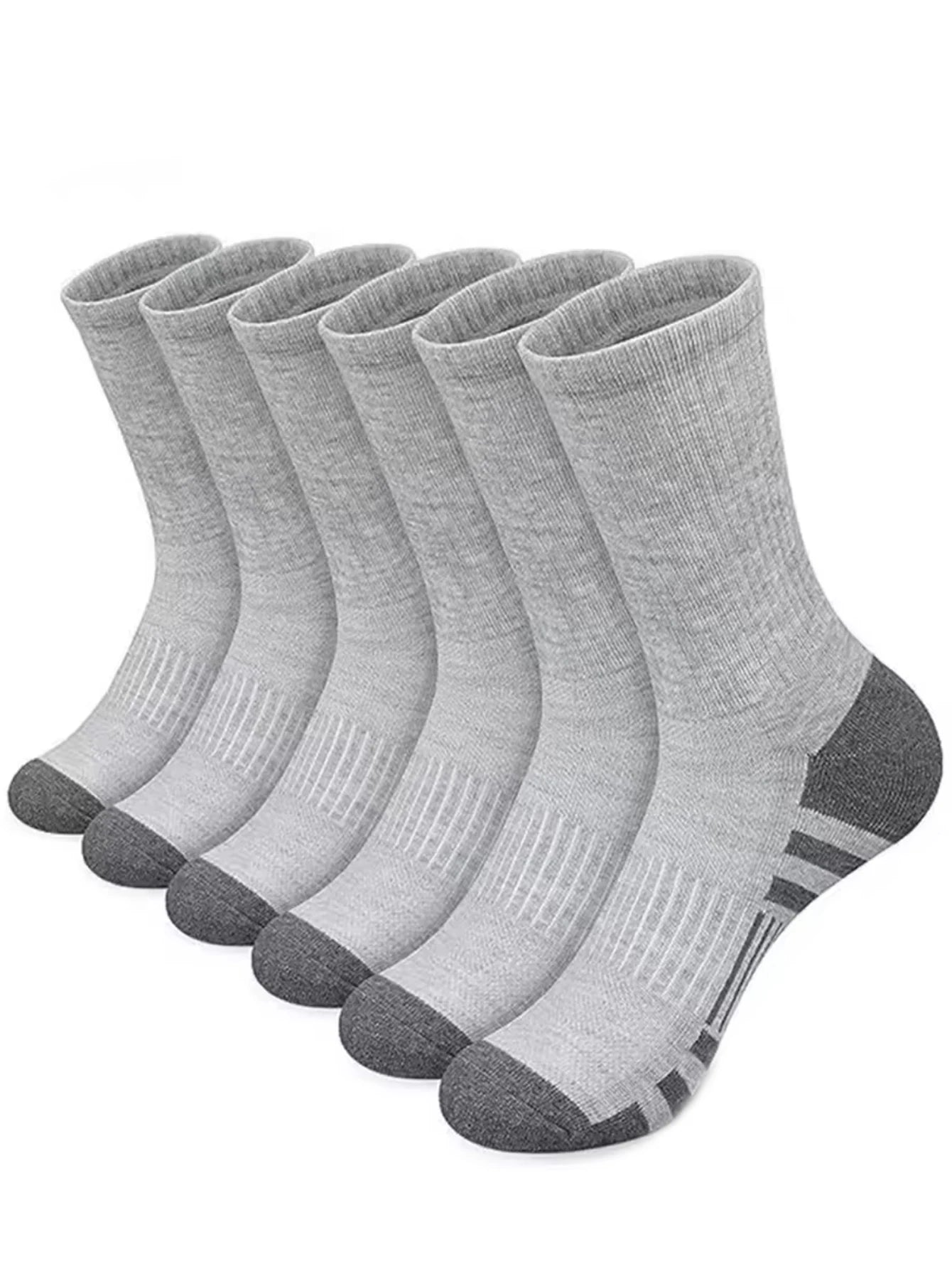 Men's 12 Pair Outdoor Sports Football Grip Socks
