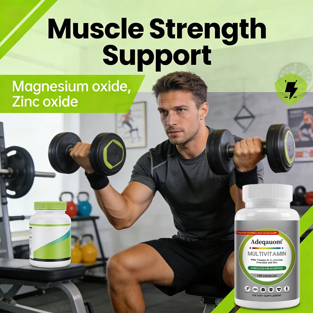 Comprehensive Multivitamin For Daily Immunity Energy Hair Wellness