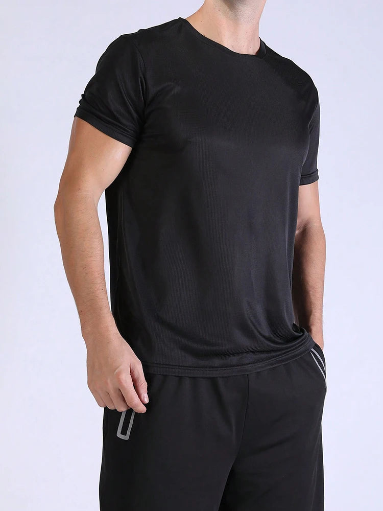 5PCS Men's Quick Dry Lightweight Fitness Sports T-Shirts