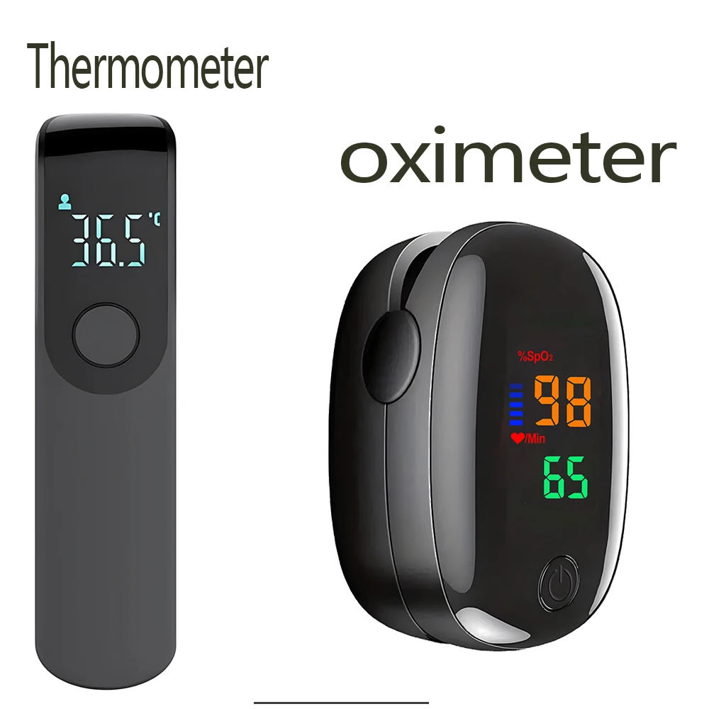 Medical Infrared Non Contact Fever Thermometer With Oximeter