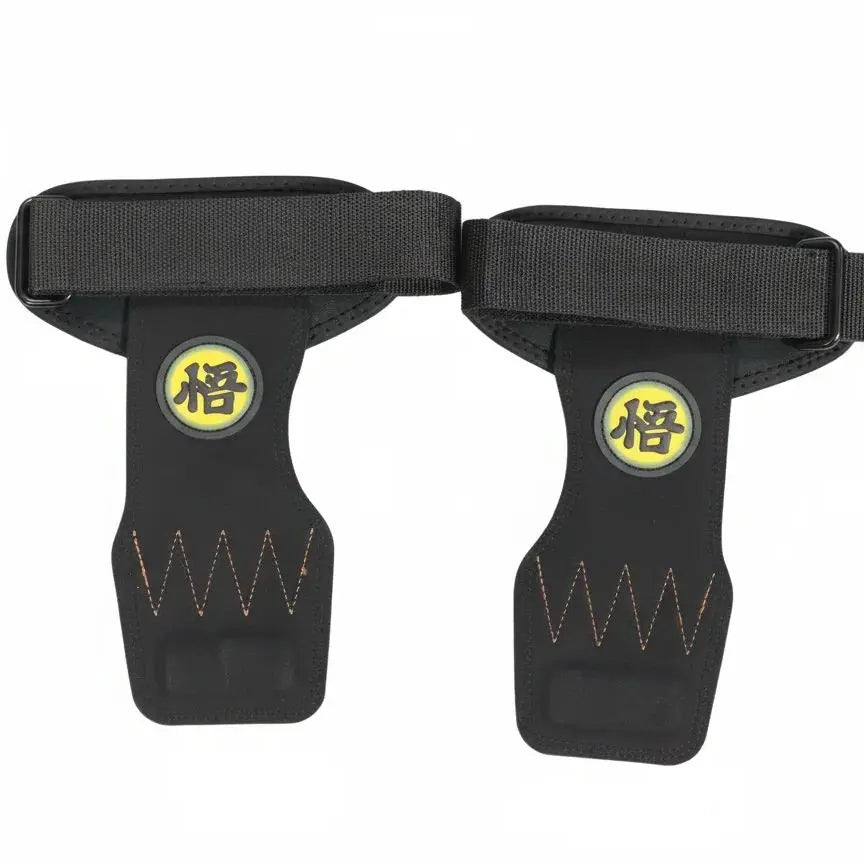 Leather Weightlifting Gloves With Wrist Straps For Deadlifts