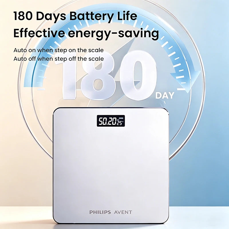 Digital Body Scale With Temperature LCD Display
