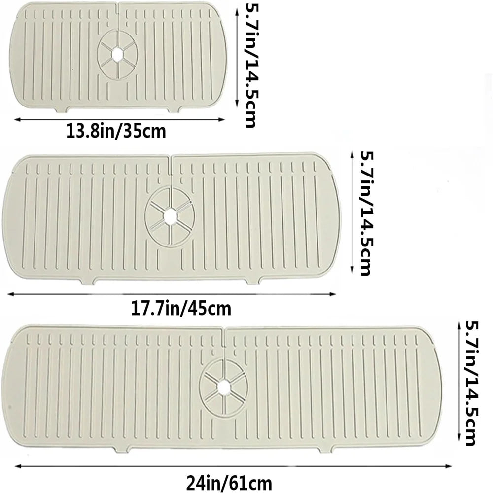 Kitchen Faucet Splash Mat