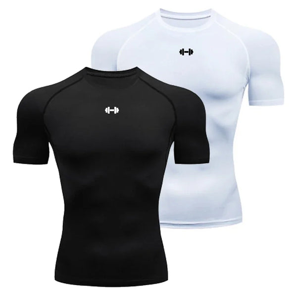 Men's Quick Dry Compression T Shirt For Workouts