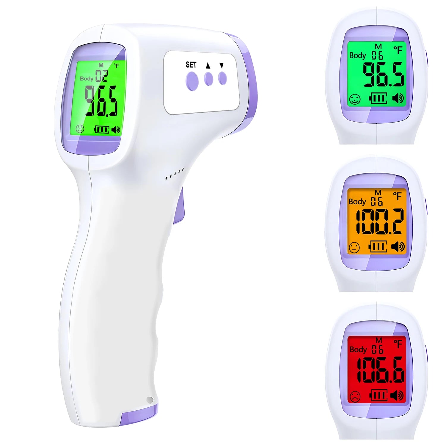 Digital Non Contact Forehead Thermometer And Pulse Oximeter