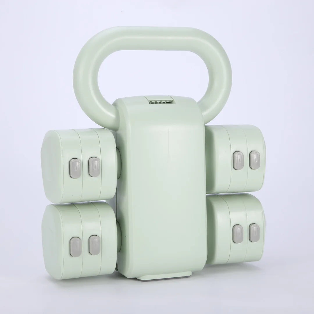 Adjustable 2 In 1 Dumbbell Kettlebell Home Trainer