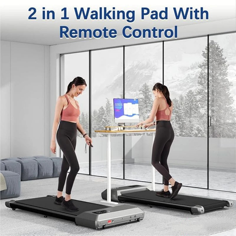 300lb 2.5HP 2 In 1 Home Treadmill Machine