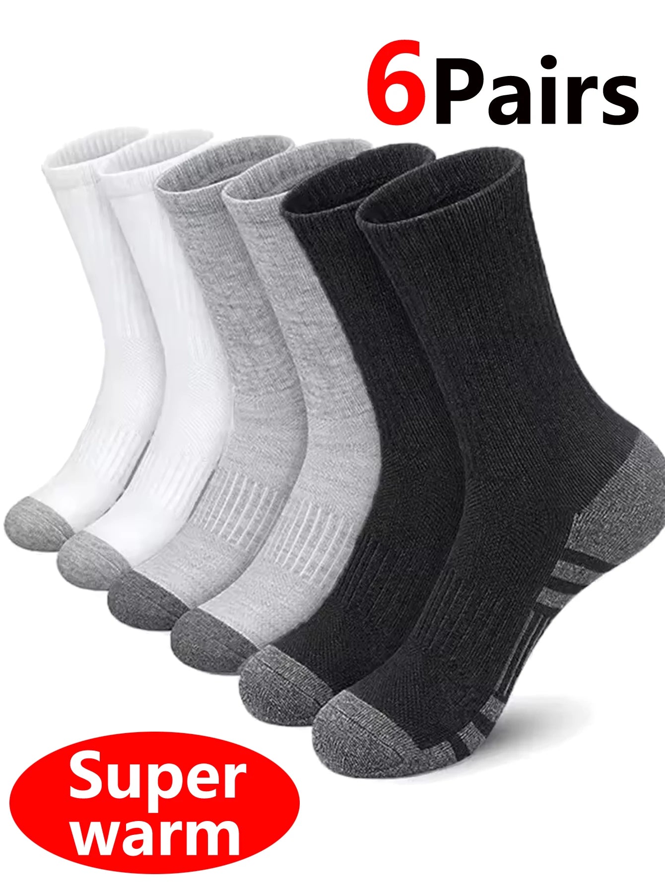 Men's 12 Pair Outdoor Sports Football Grip Socks