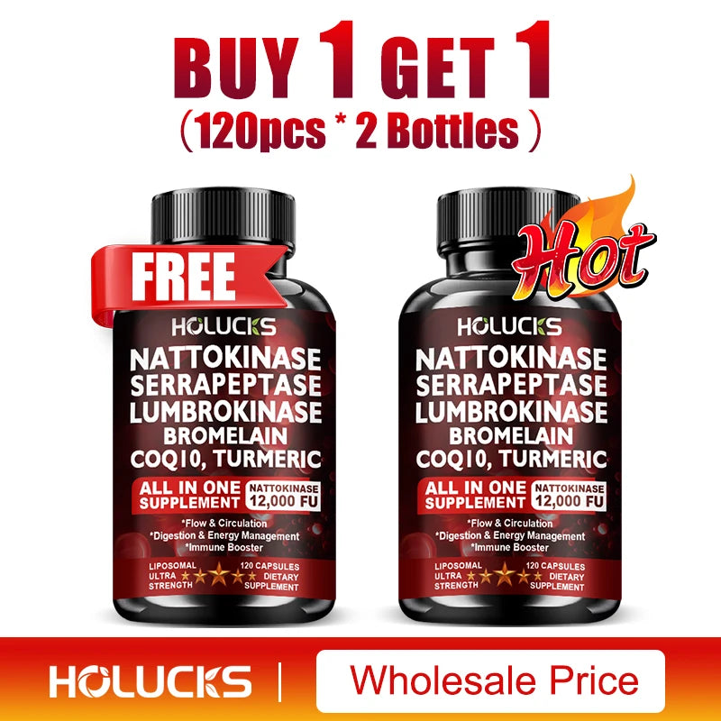 Nattokinase Supplement For Healthy Blood Flow And Circulation