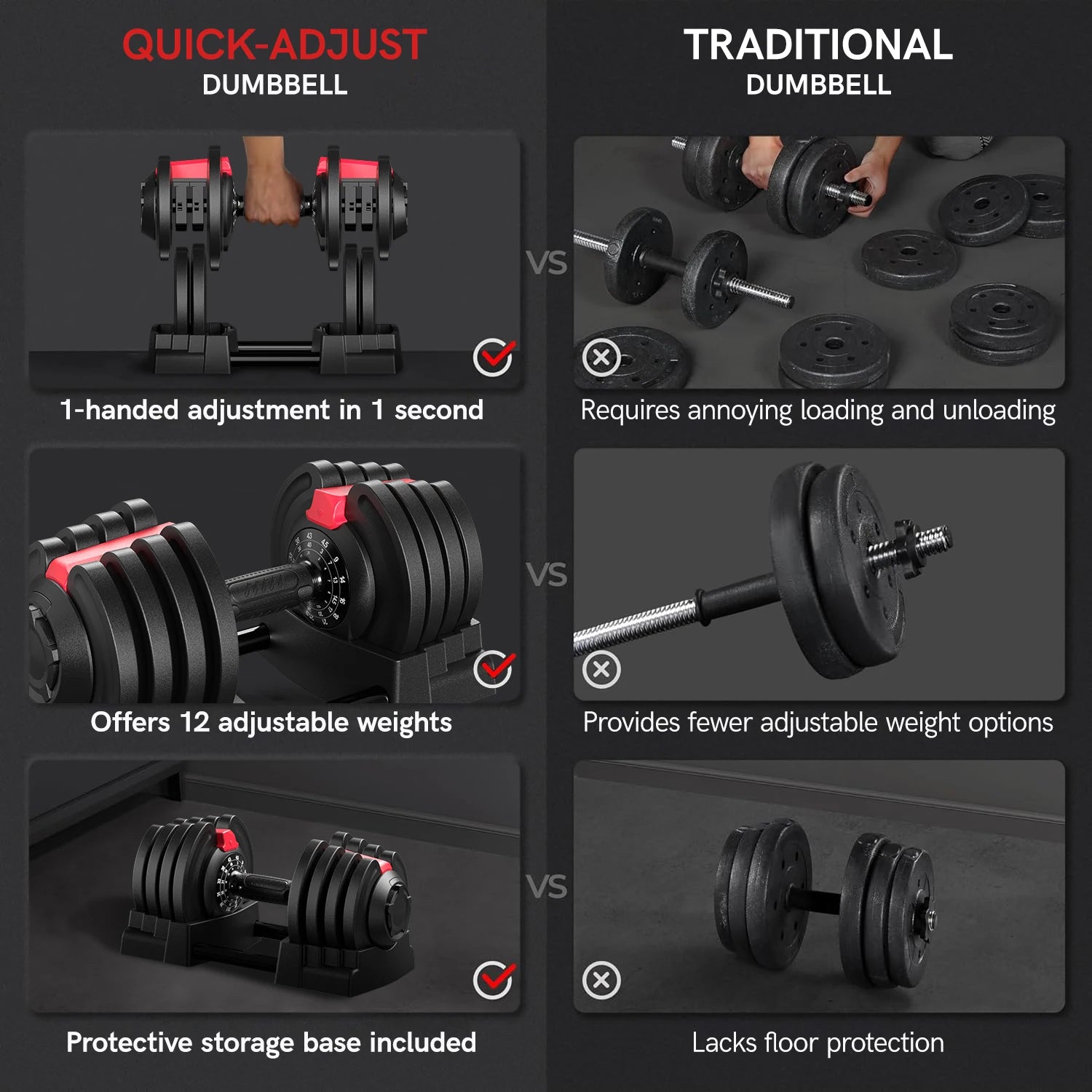 Adjustable 3 In 1 Dumbbell Barbell Kettlebell