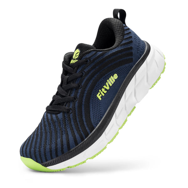 Men's Extra Wide Cushioned Non Slip Running Shoes