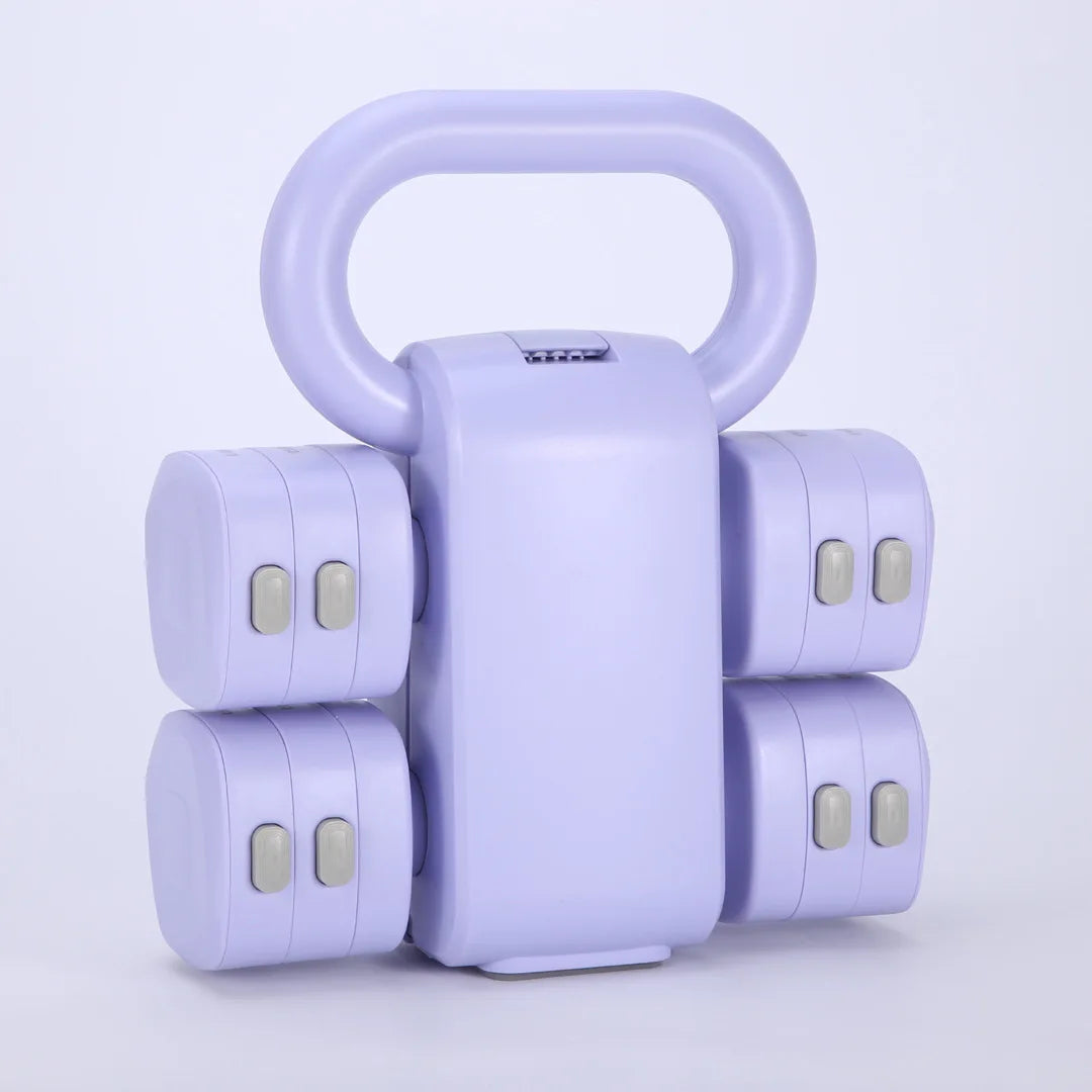 Adjustable 2 In 1 Dumbbell Kettlebell Home Trainer