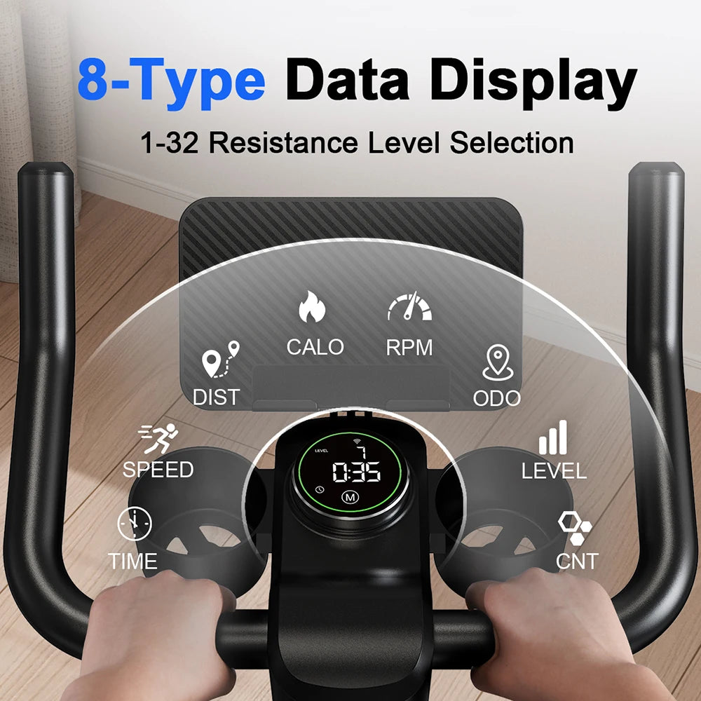 Exercise Bike With 32 Level Magnetic Resistance