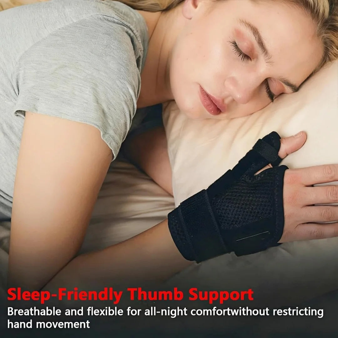 Adjustable Thumb Support Wrist Brace With Spica Splint