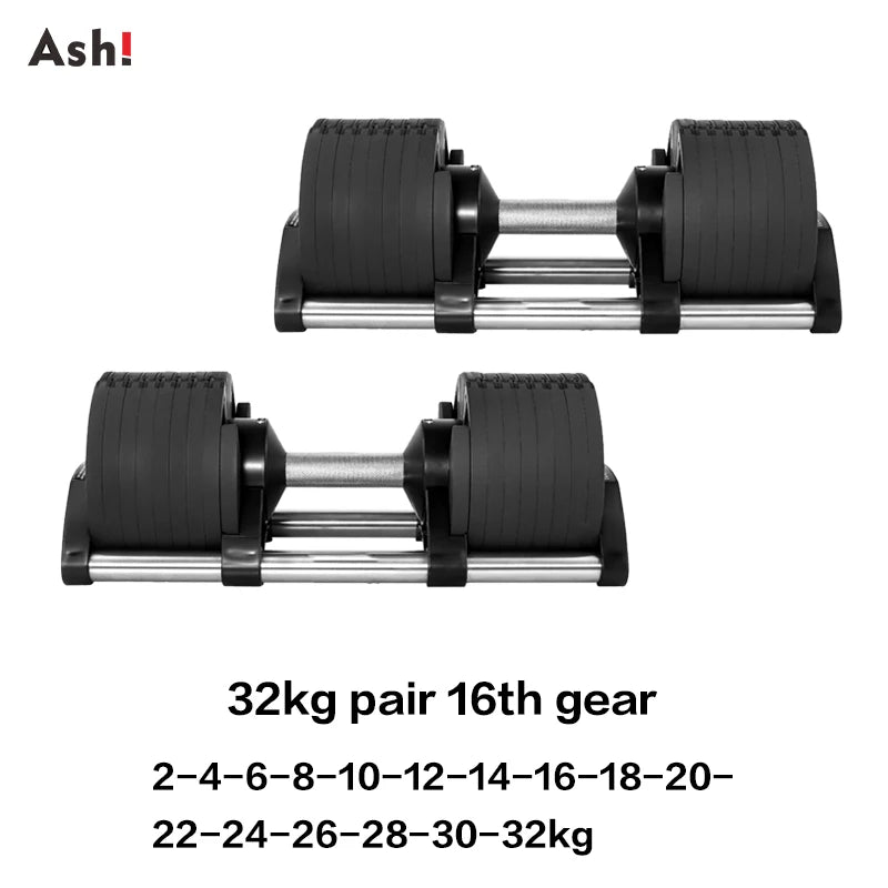 Adjustable Dumbbell Pair Up To 50kg Home Gym