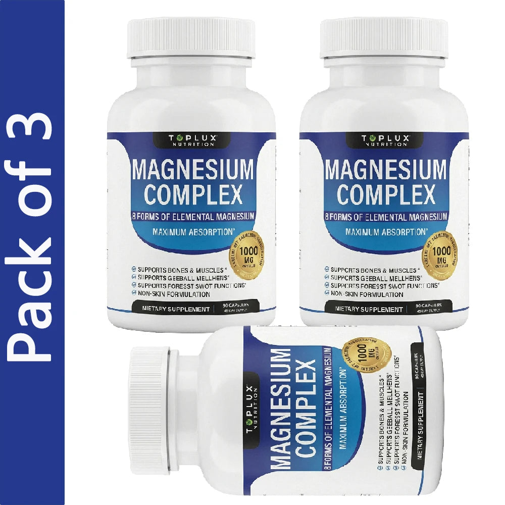 8 Element Magnesium Complex With Glycinate Citrate Malate Taurate