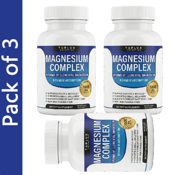 8 Element Magnesium Complex With Glycinate Citrate Malate Taurate