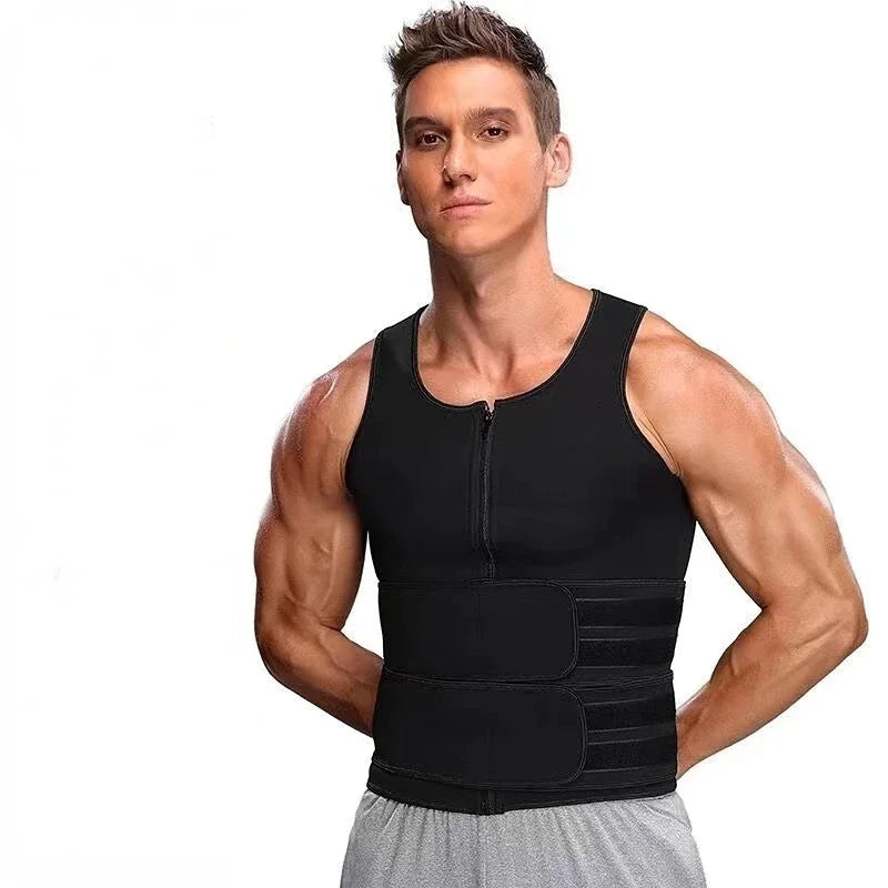 Men Adjustable Posture Corrector Back Waist Shoulder Brace