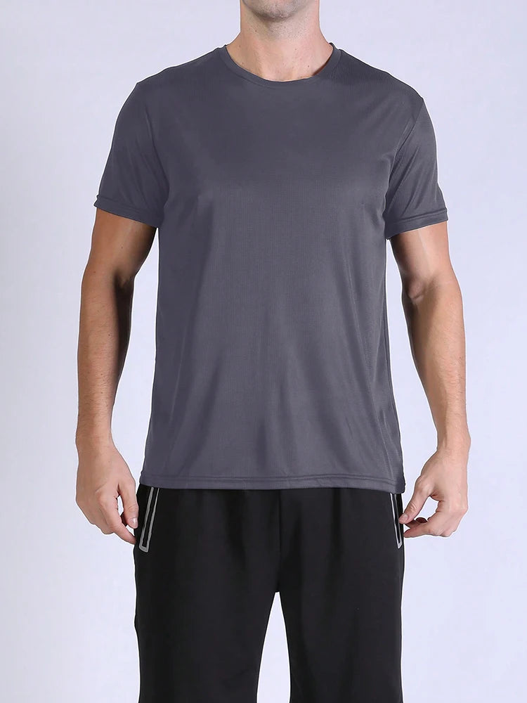 5PCS Men's Quick Dry Lightweight Fitness Sports T-Shirts