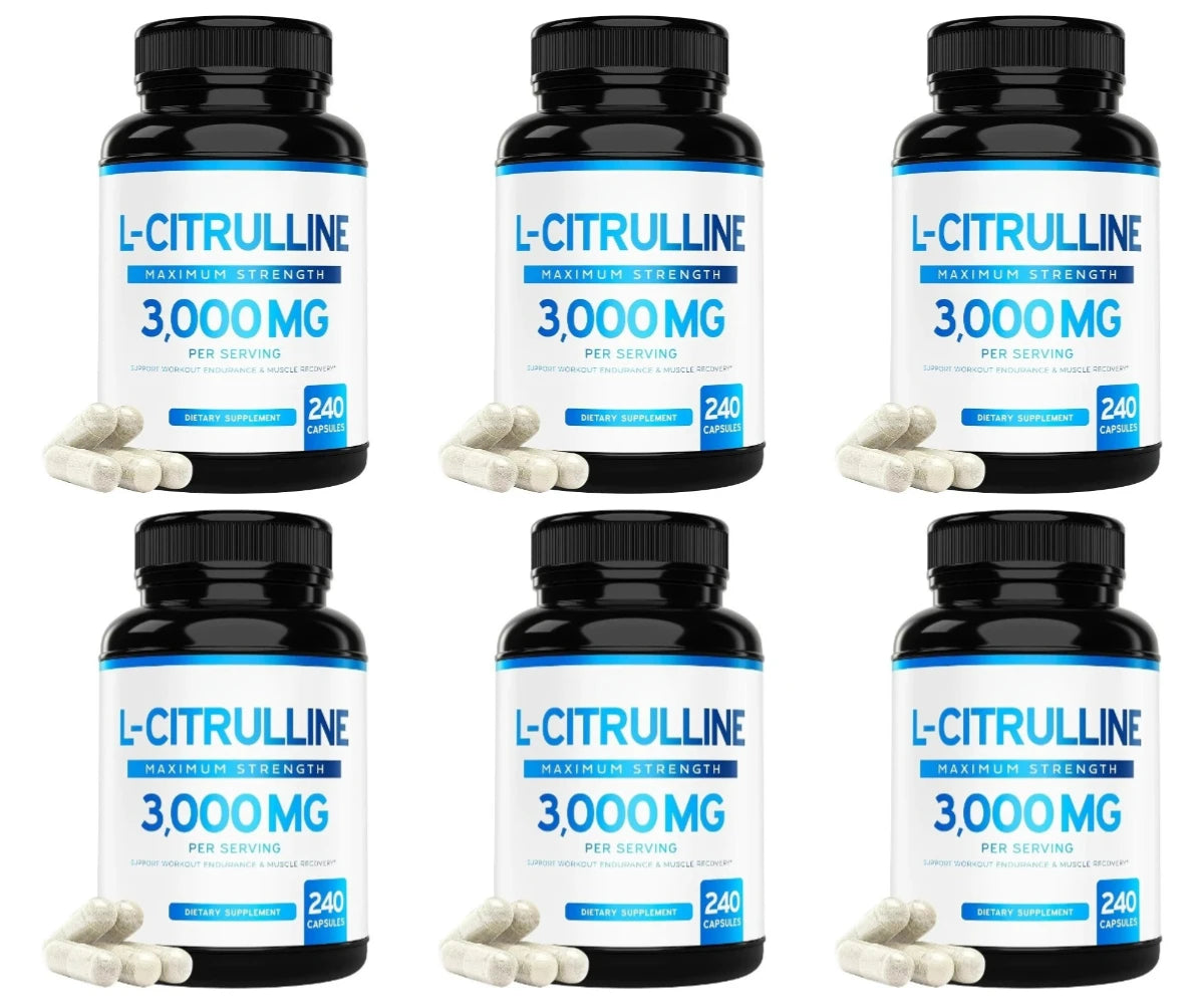 L Citrulline 3000mg Vegan Supplement For Workout Recovery