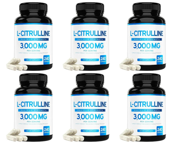 L Citrulline 3000mg Vegan Supplement For Workout Recovery