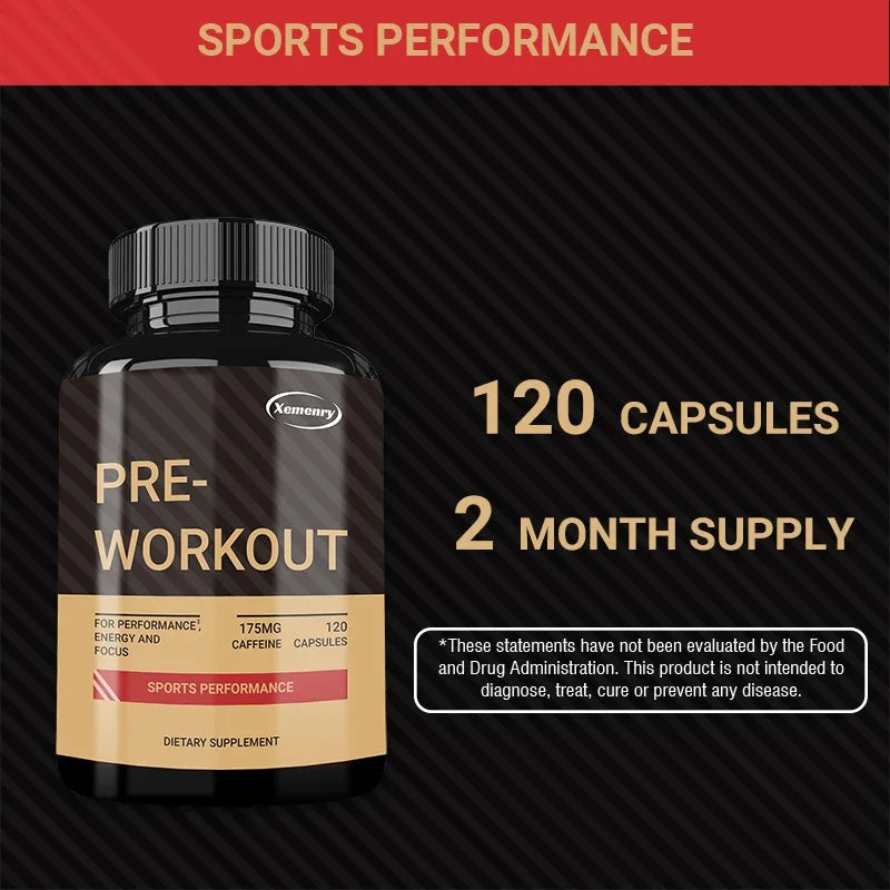 Pre Workout Supplement For Muscle Strength And Endurance