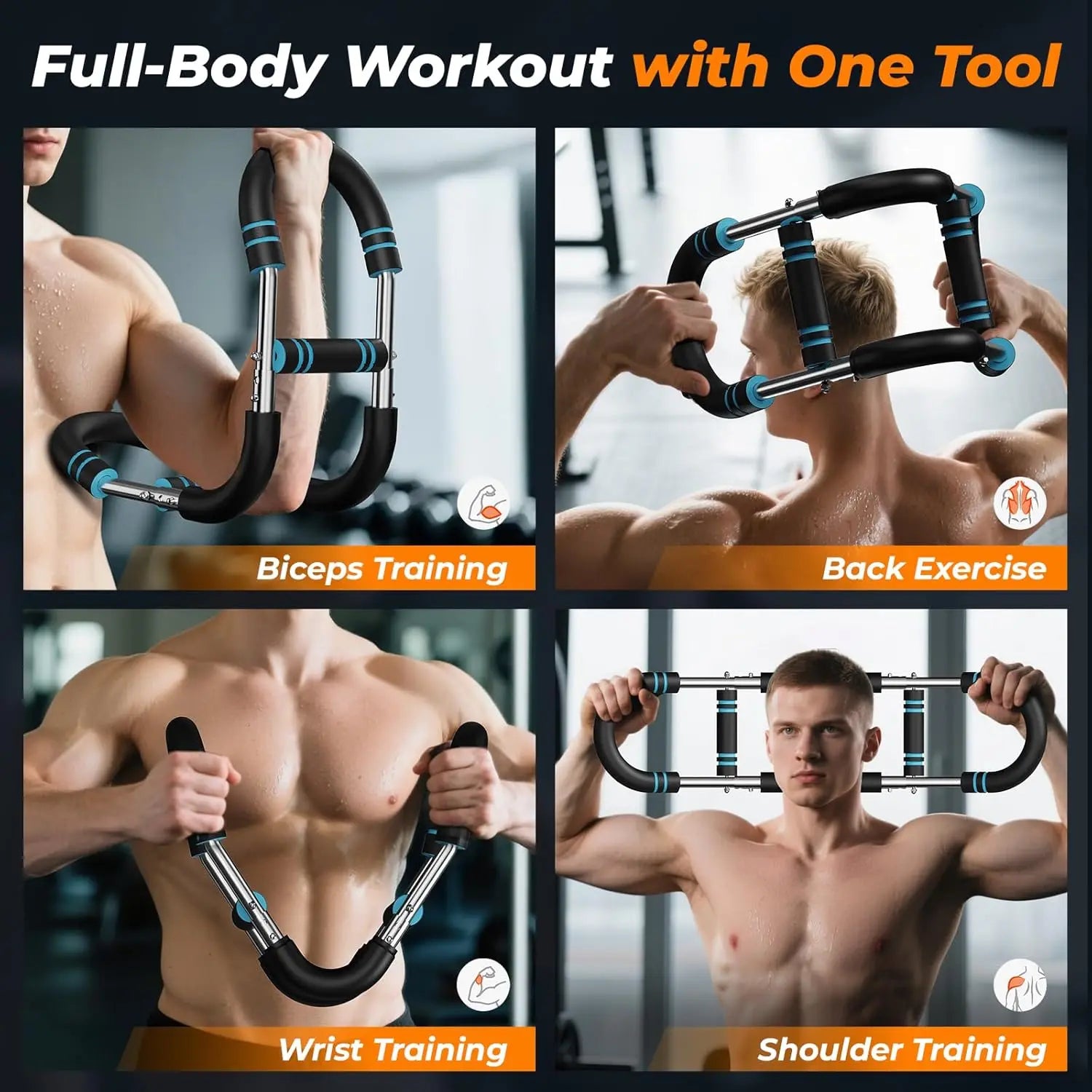 U Shape Power Twister Arm Trainer With Grips
