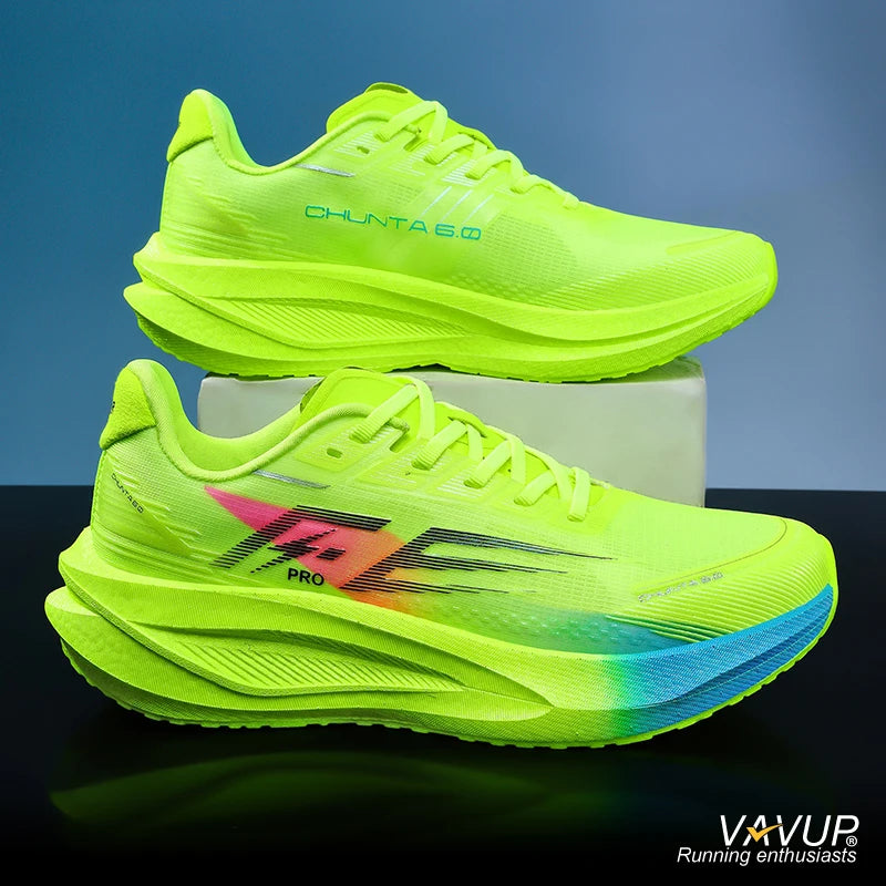 Carbon Plate Lightweight Breathable Marathon Running Shoes For Athletes