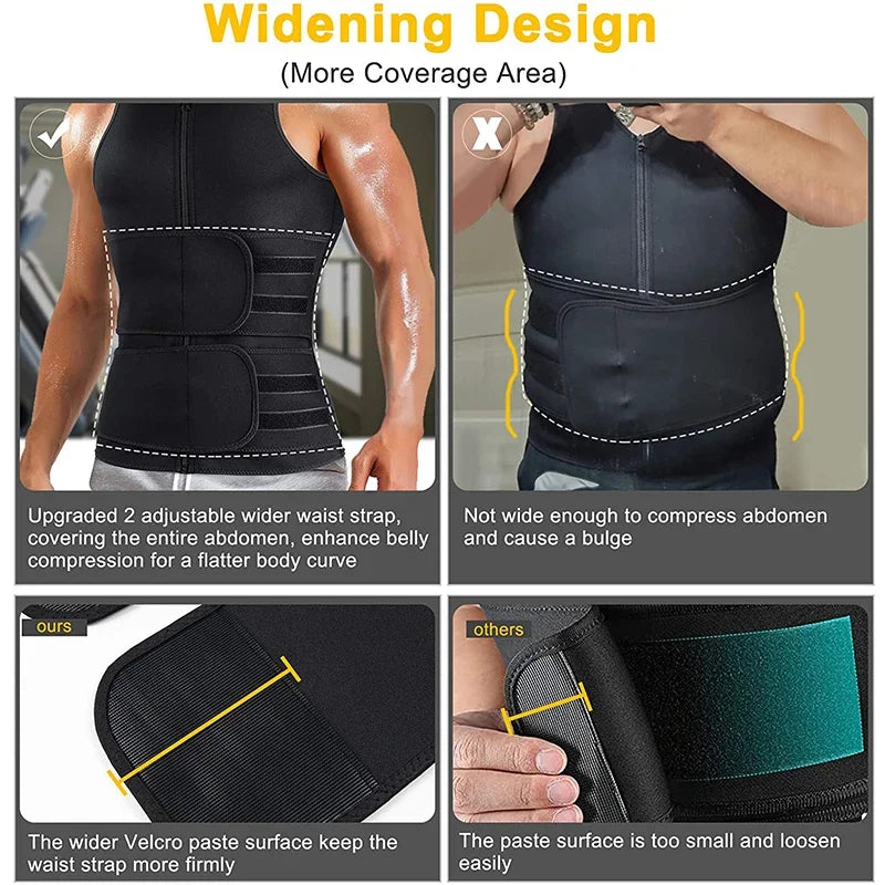 Men Adjustable Posture Corrector Back Waist Shoulder Brace