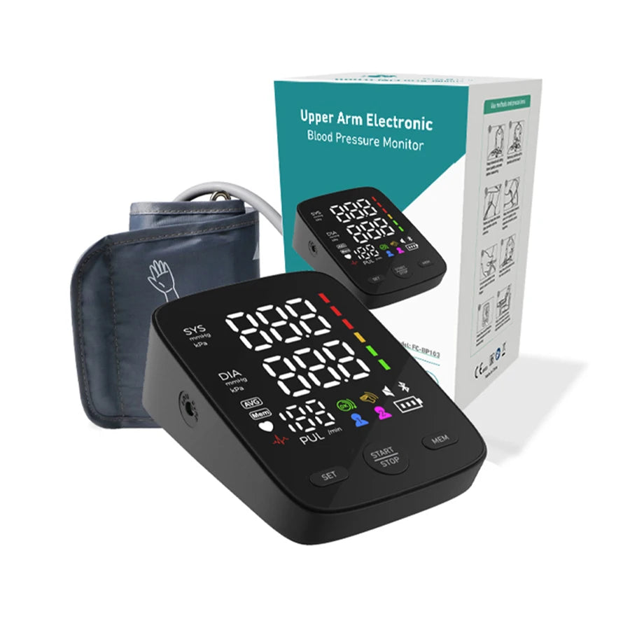 Automatic Upper Arm BP Monitor LED Screen
