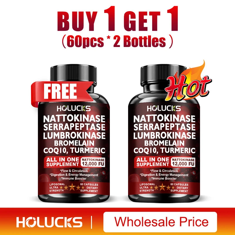 Nattokinase Supplement For Healthy Blood Flow And Circulation