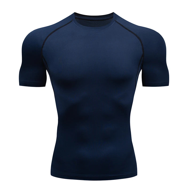 Men's Quick Dry Compression T Shirt For Workouts