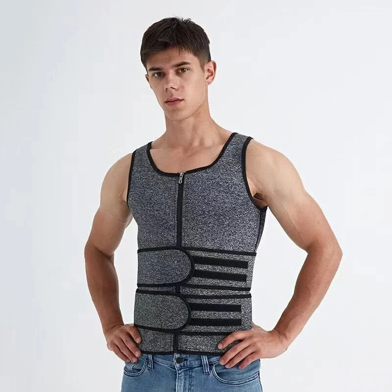 Men Adjustable Posture Corrector Back Waist Shoulder Brace