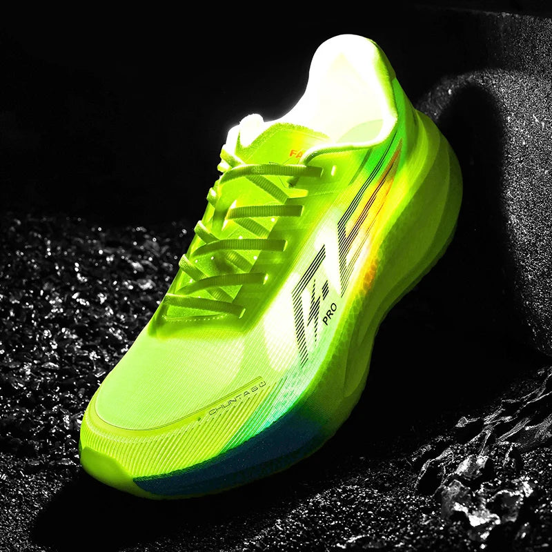 Carbon Plate Lightweight Breathable Marathon Running Shoes For Athletes