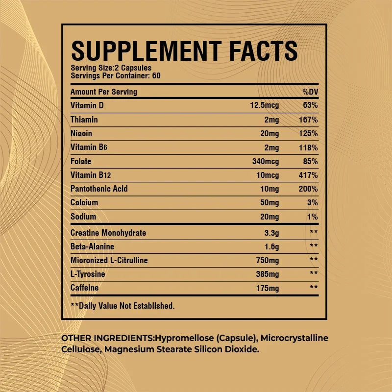 Pre Workout Supplement For Muscle Strength And Endurance