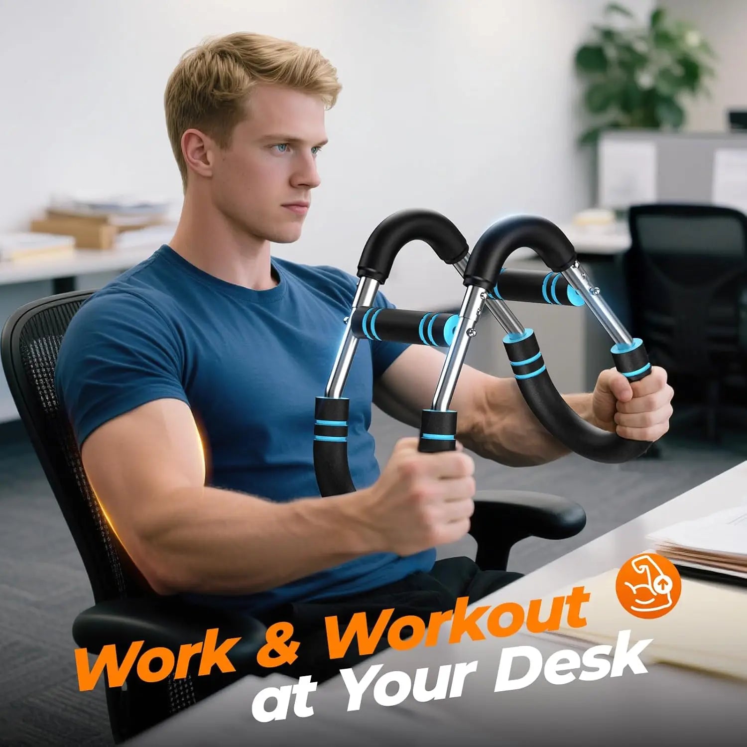 U Shape Power Twister Arm Trainer With Grips