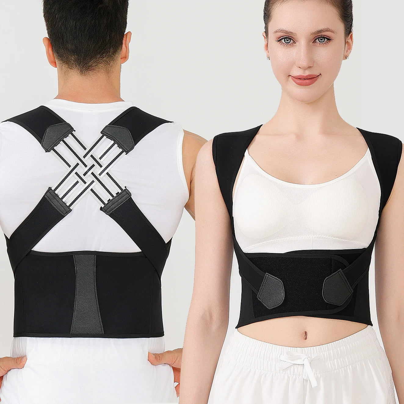 Upgraded Adjustable Back Brace For Full Posture Support