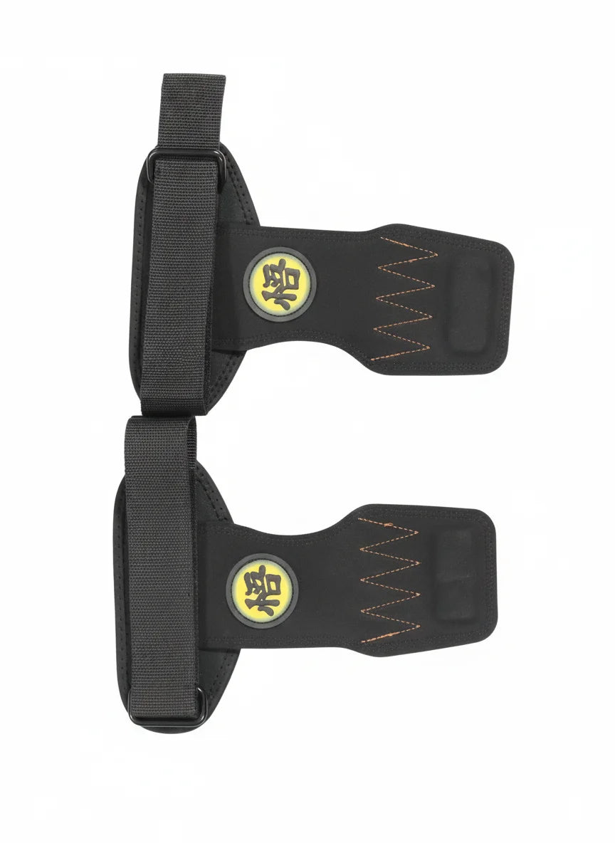 Leather Weightlifting Gloves With Wrist Straps For Deadlifts