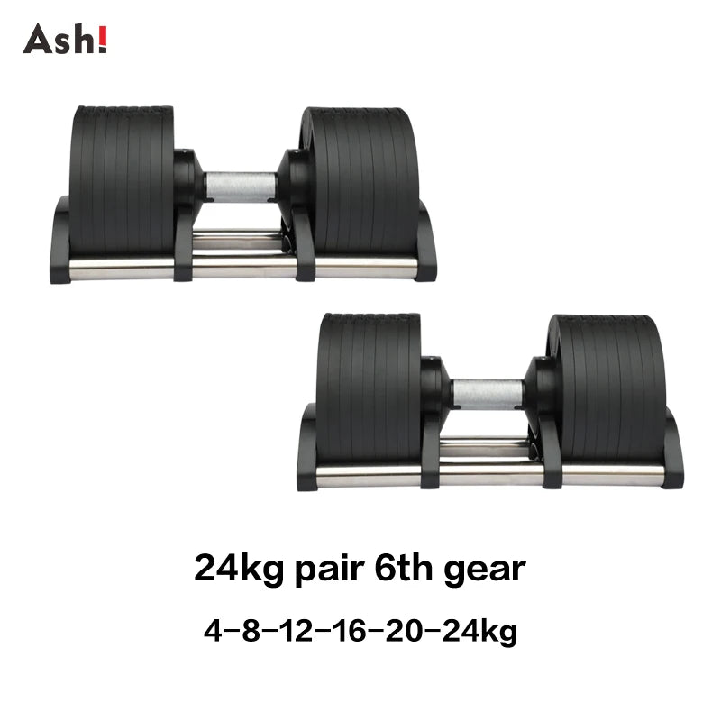 Adjustable Dumbbell Pair Up To 50kg Home Gym