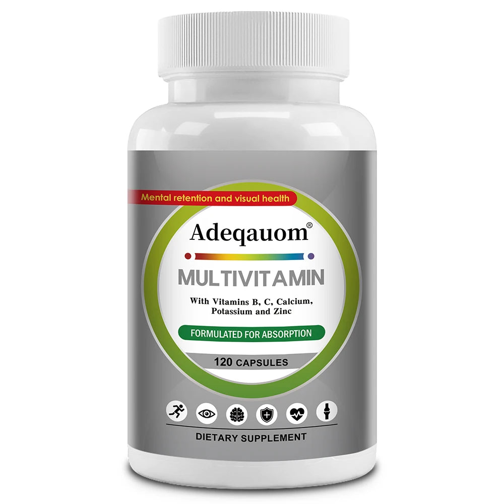 Comprehensive Multivitamin For Daily Immunity Energy Hair Wellness