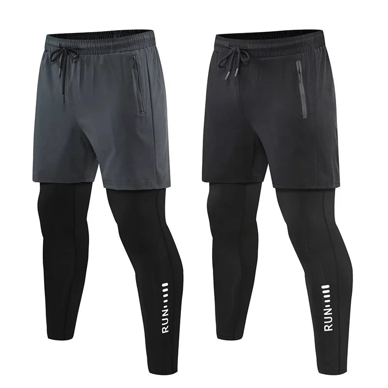 Men's Quick Dry Compression Tights For Sports Training
