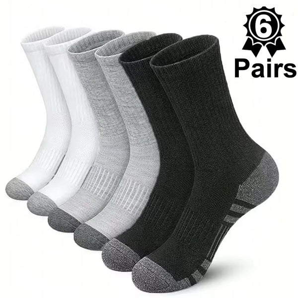 Men's 12 Pair Outdoor Sports Football Grip Socks