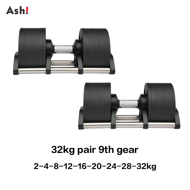 Adjustable Dumbbell Pair Up To 50kg Home Gym
