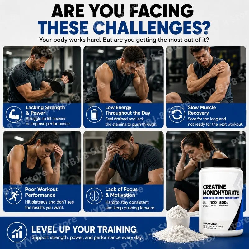500g Creatine Monohydrate Powder For Strength Sports Performance